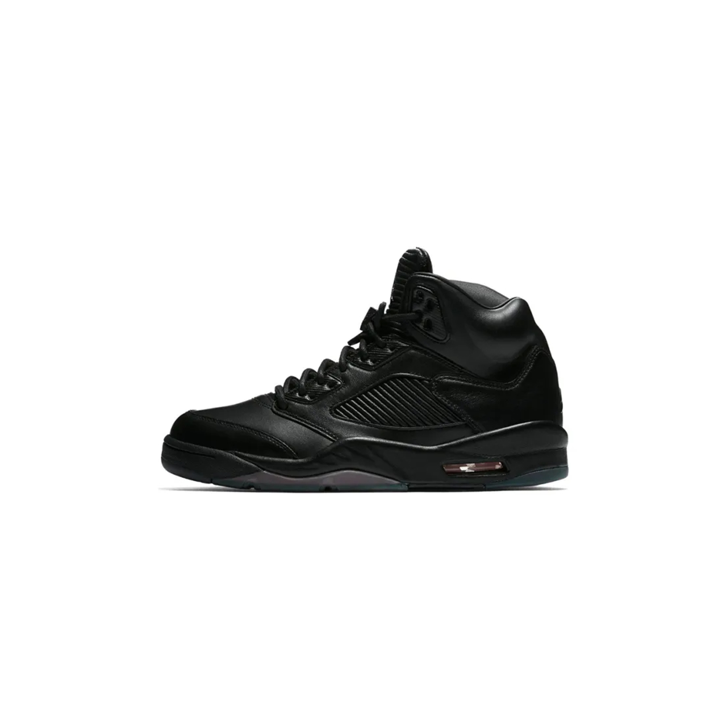 NIKE JORDAN 5 RETRO PREMIUM TRIPLE BLACK 881432-010